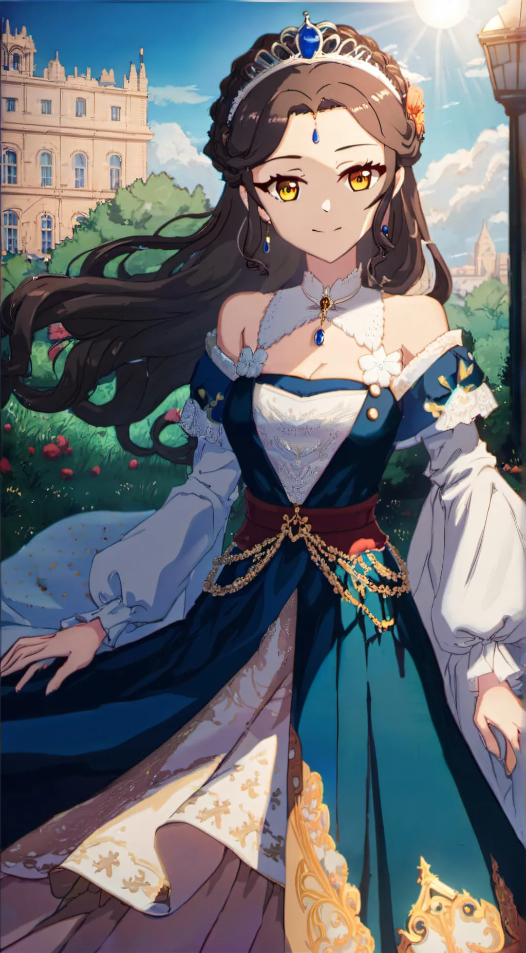 ai character: Maddison  background