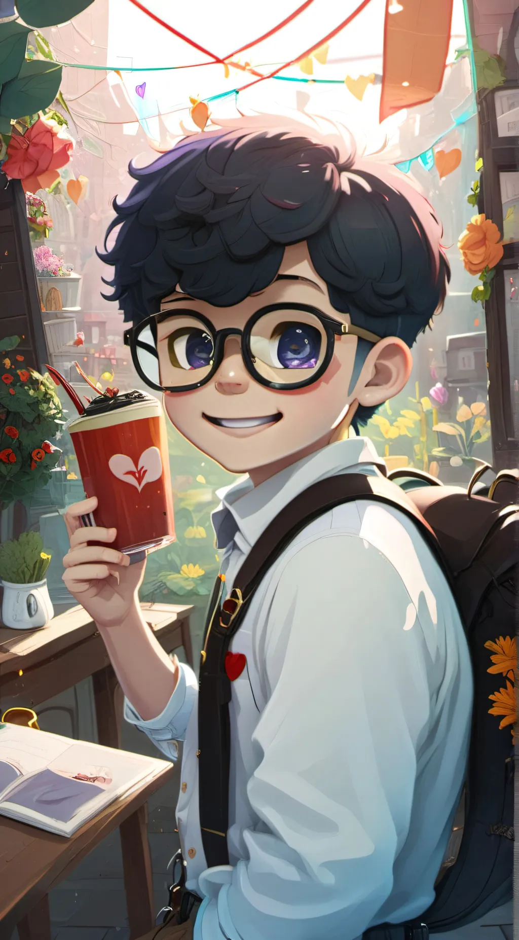 ai character: steve background