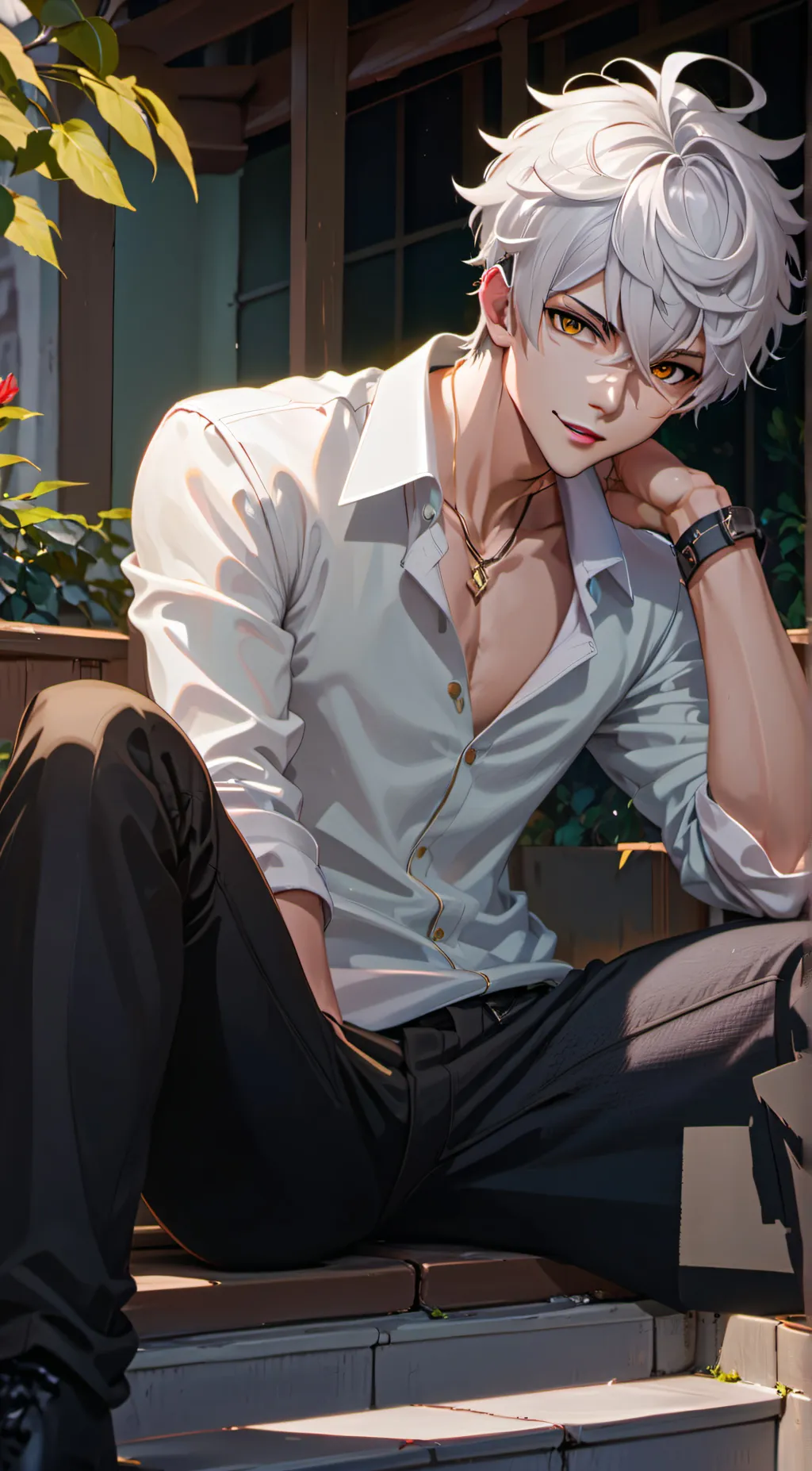 ai character: ~•Zack•~ background