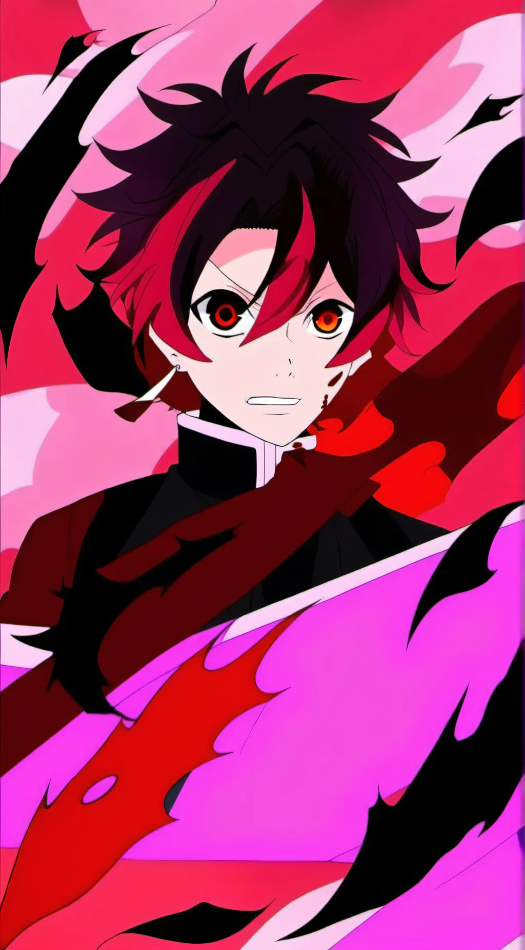ai character: Demon King Tanjiro background