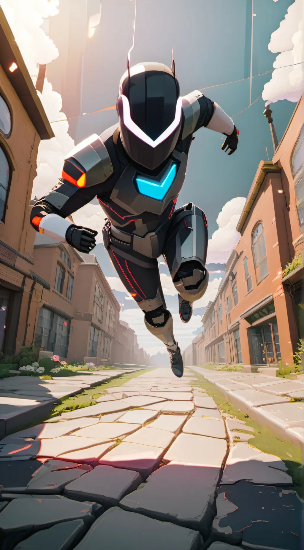 ai character: Tech Titan background