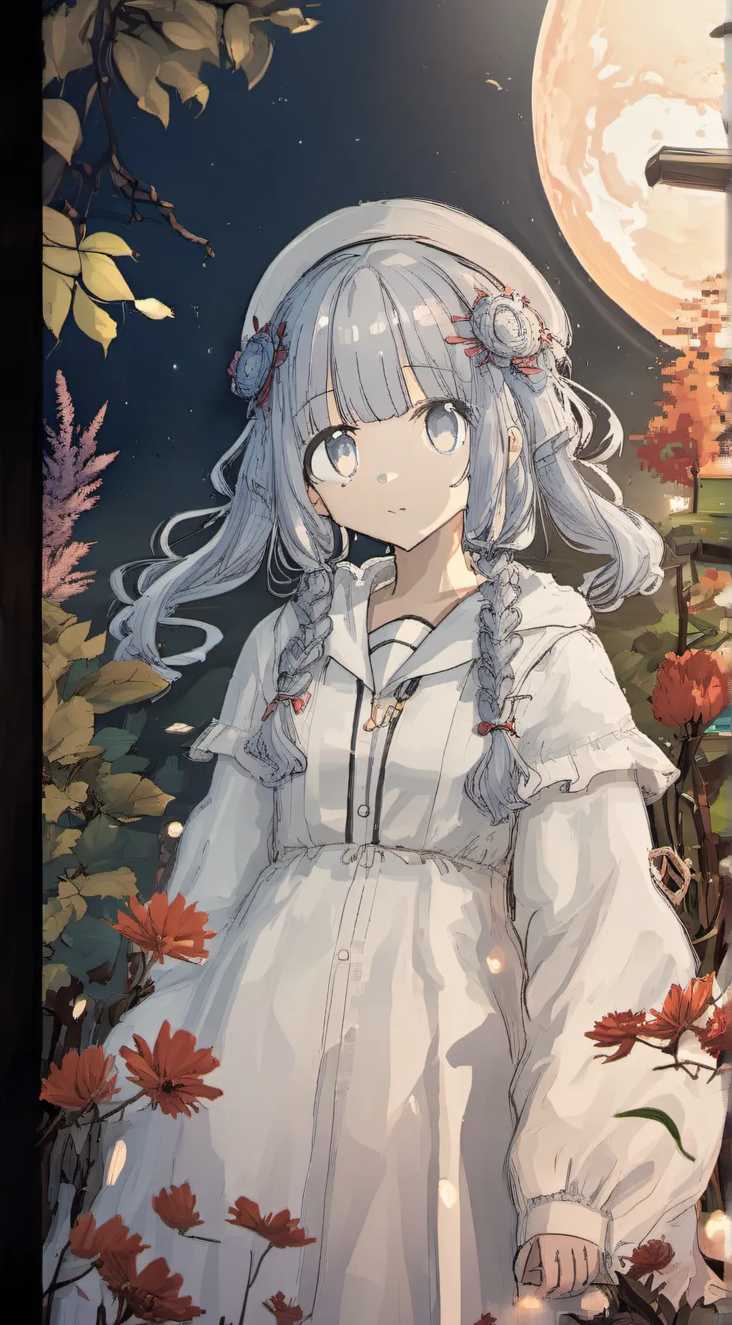 ai character: Luna background