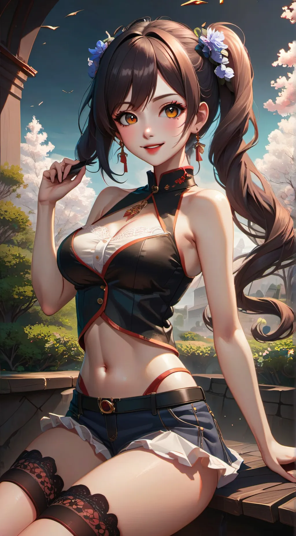 ai character: Aria background