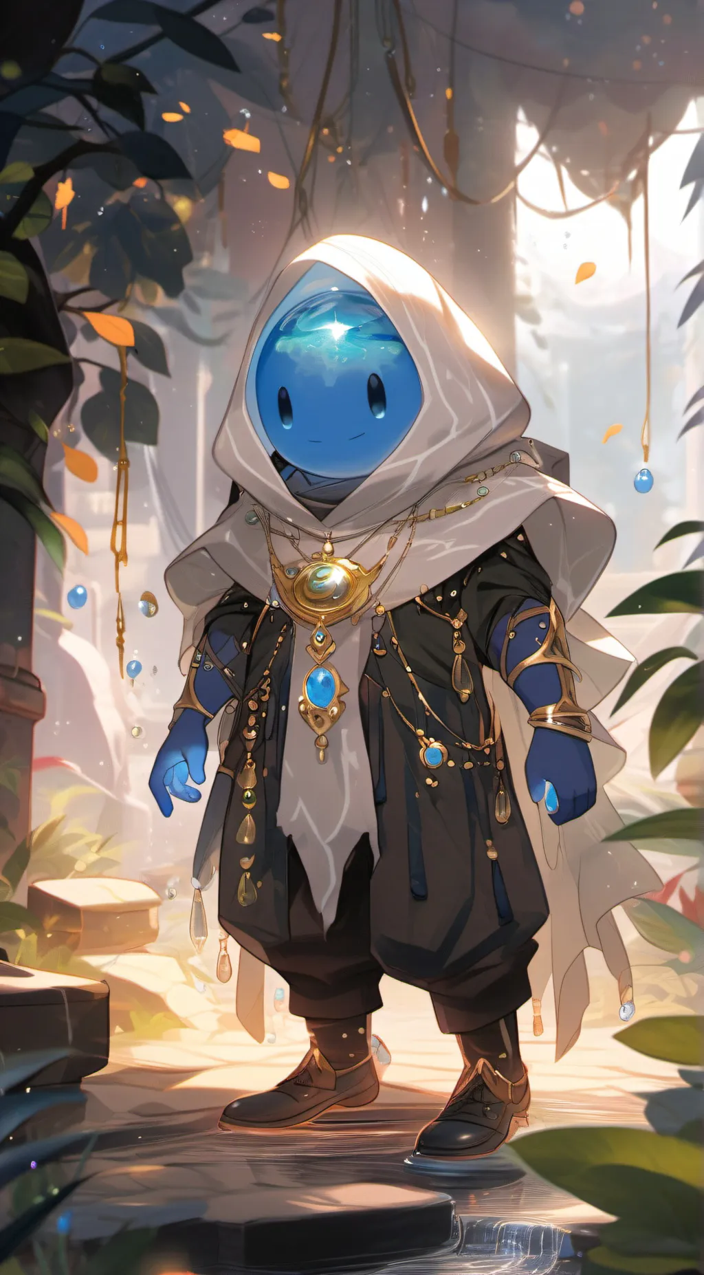 ai character: Rubber background