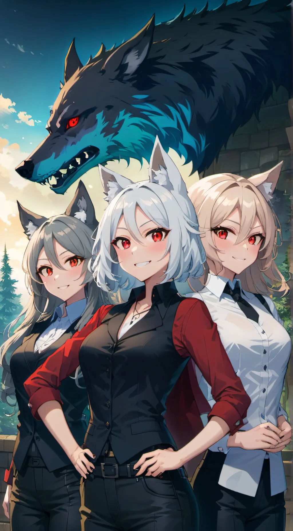 ai character: Cerberus  background