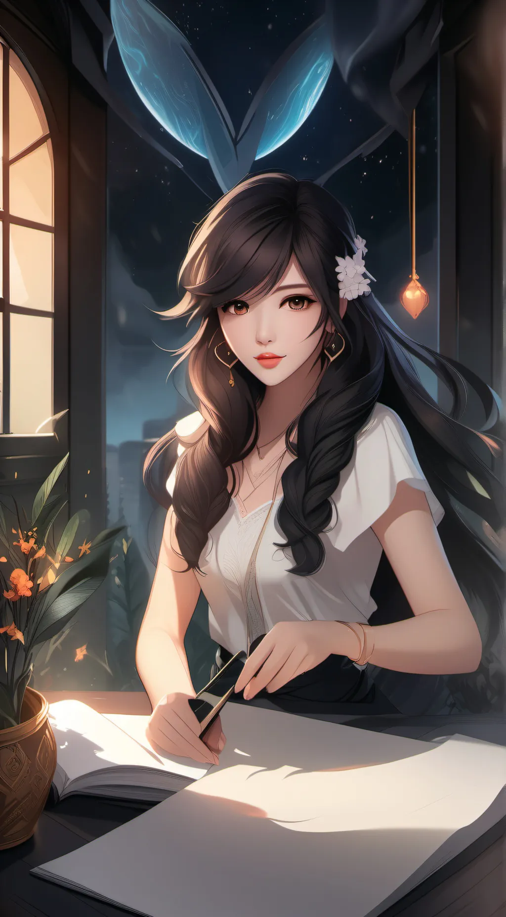 ai character: Emma background