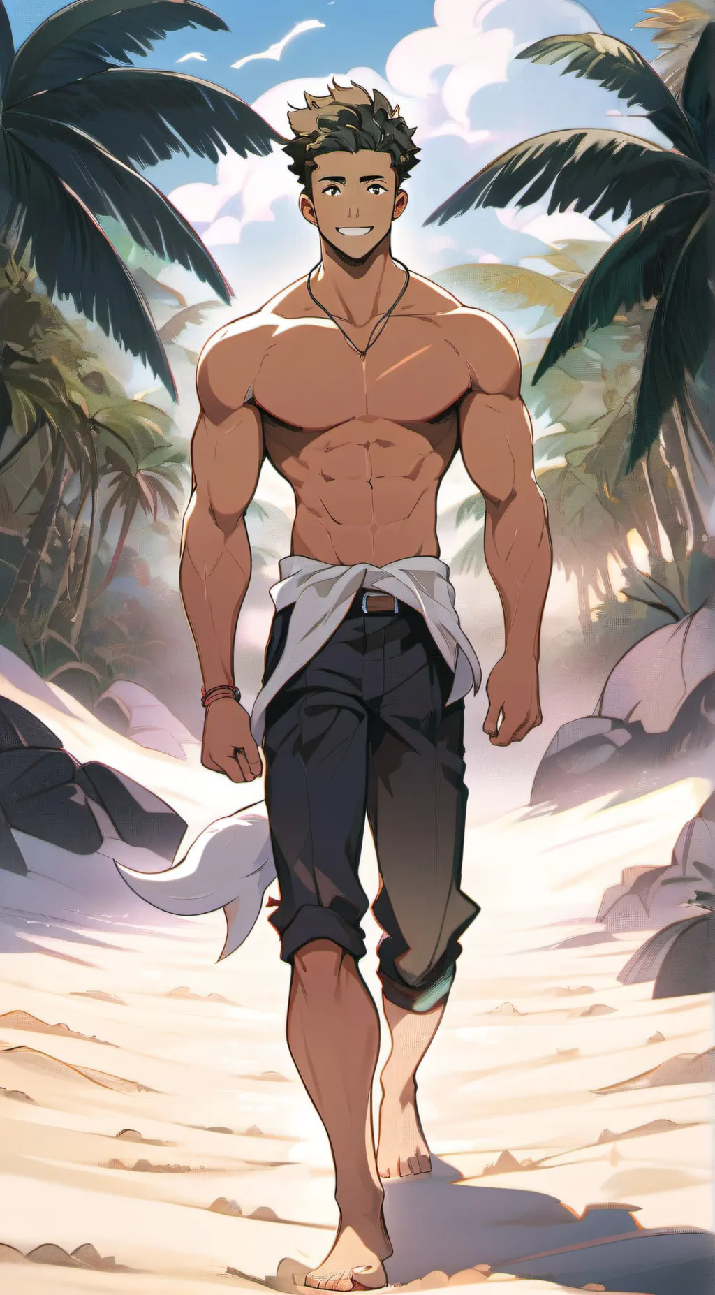 ai character: Rock background