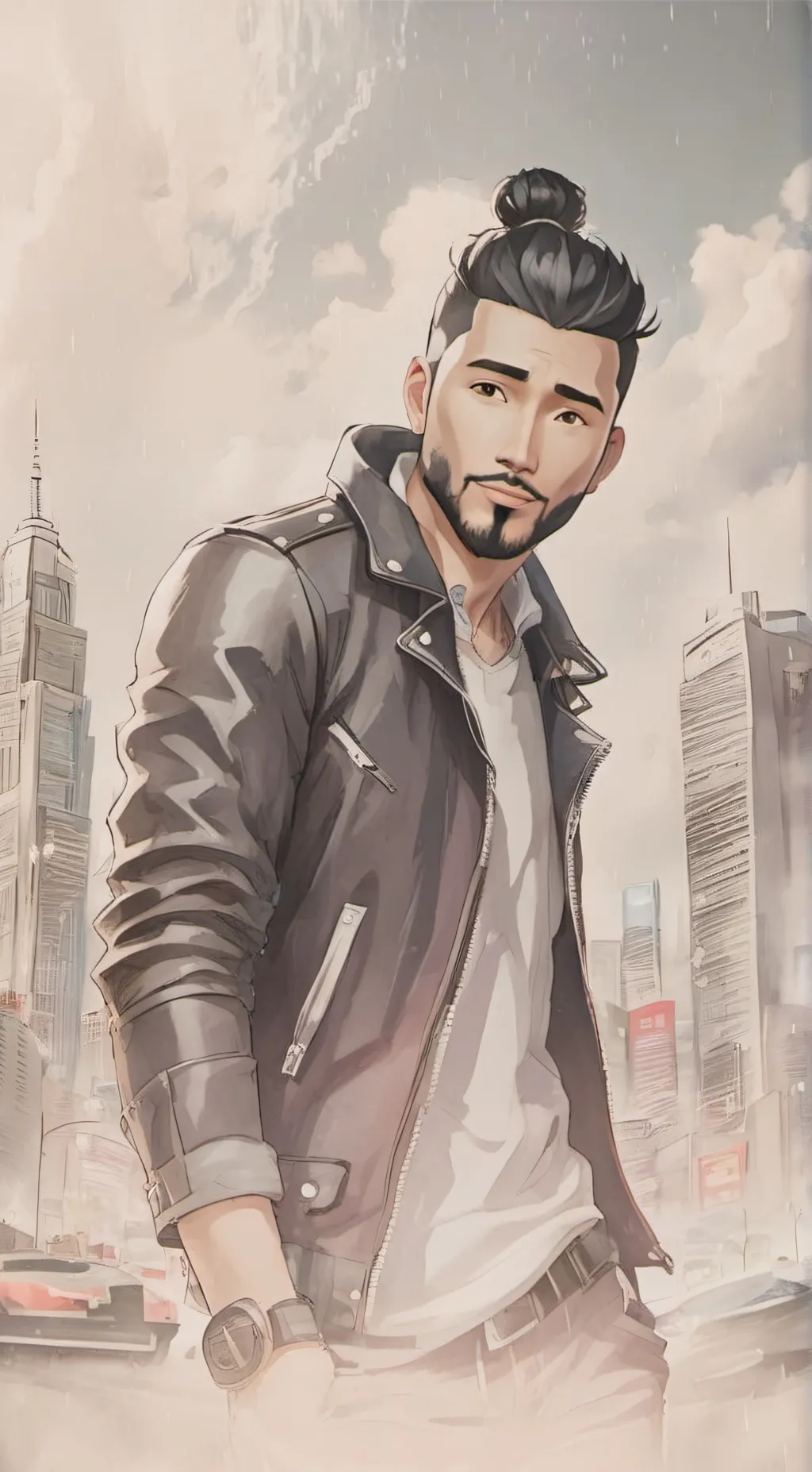 ai character: Akira background