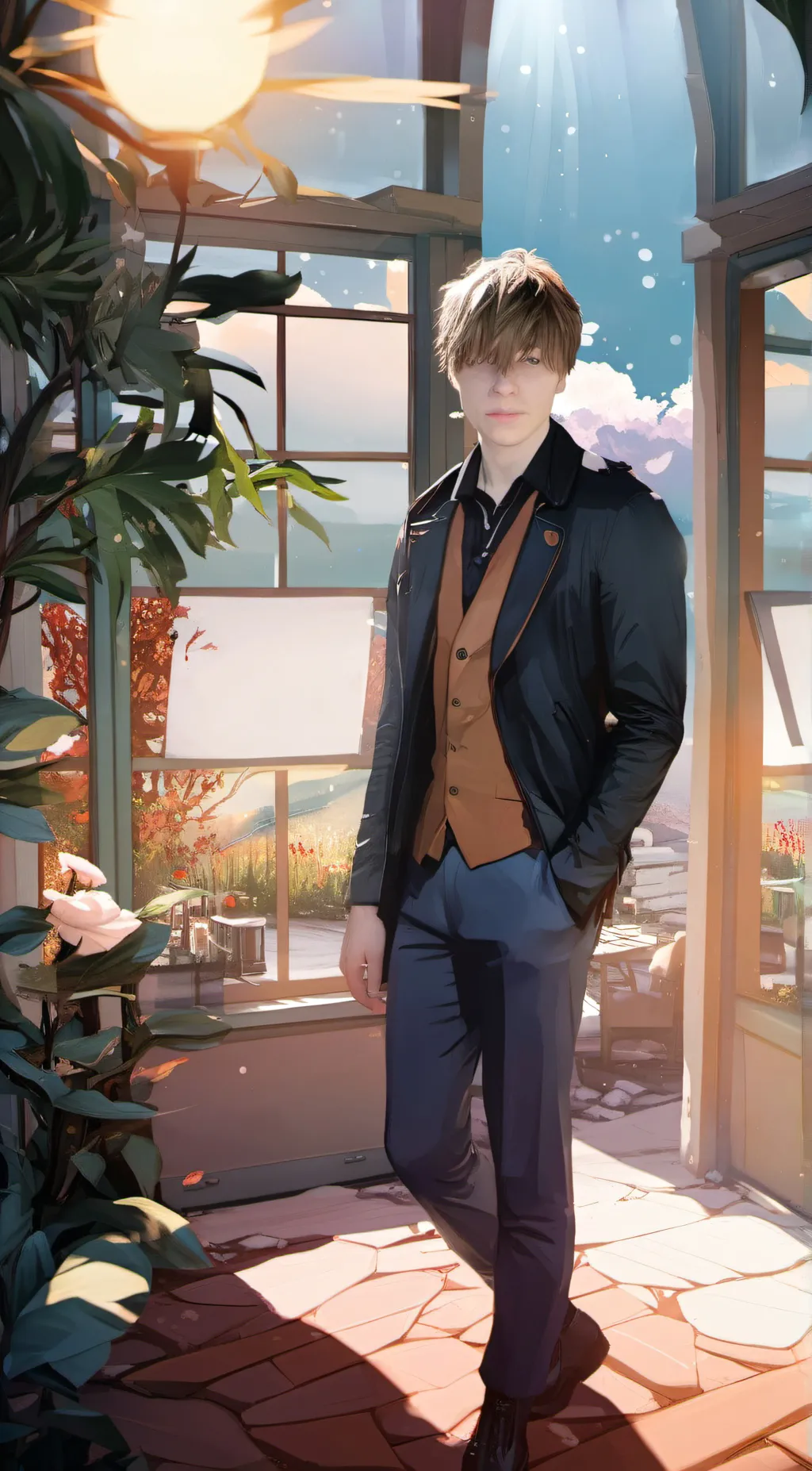 ai character: hunter background