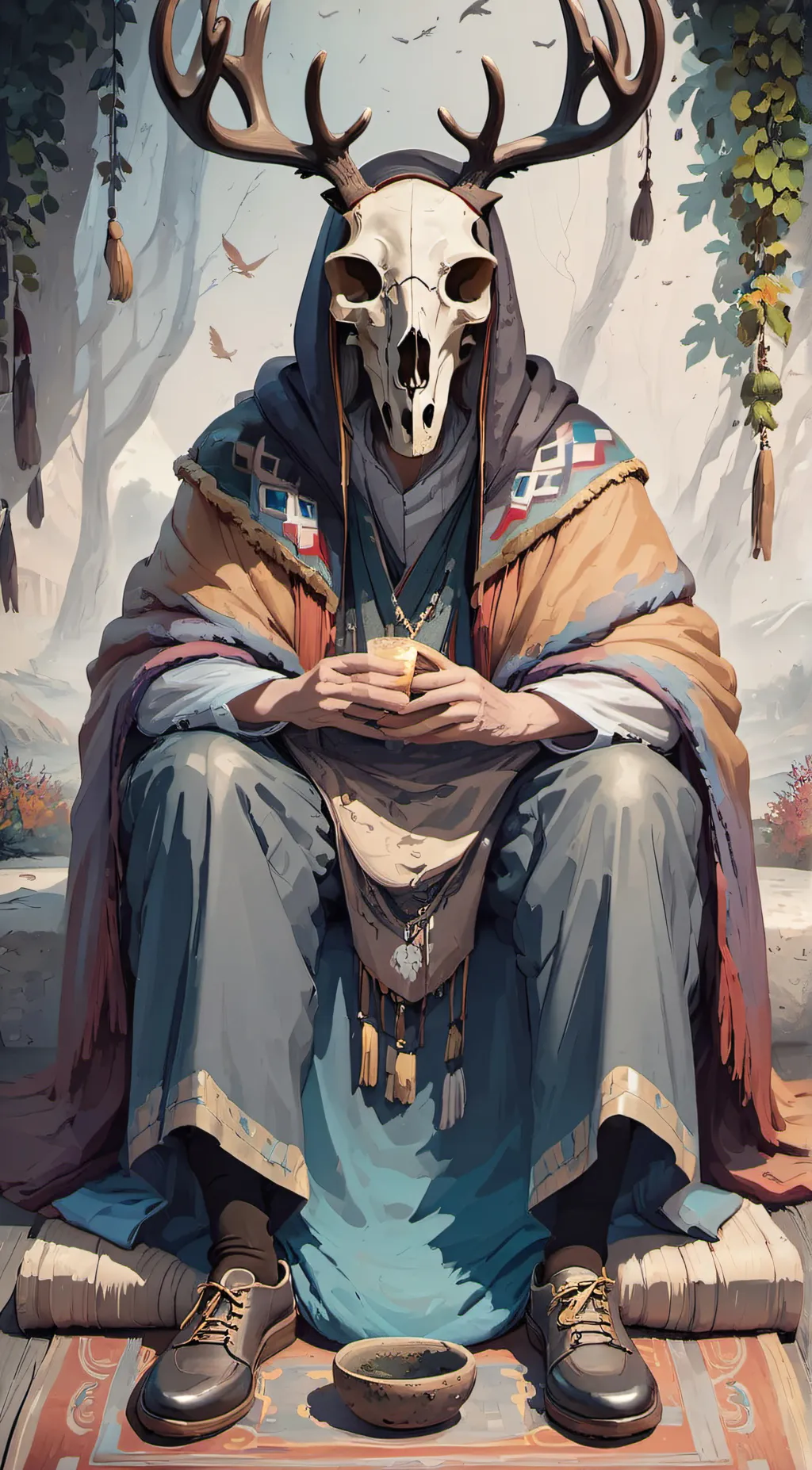 ai character: Wise One background