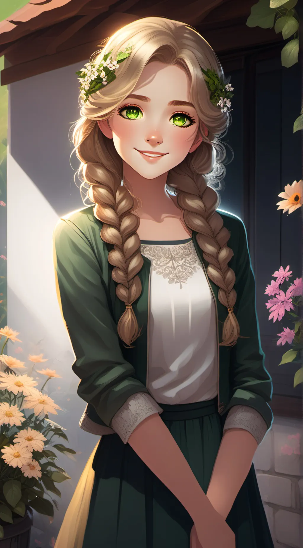 ai character: June background