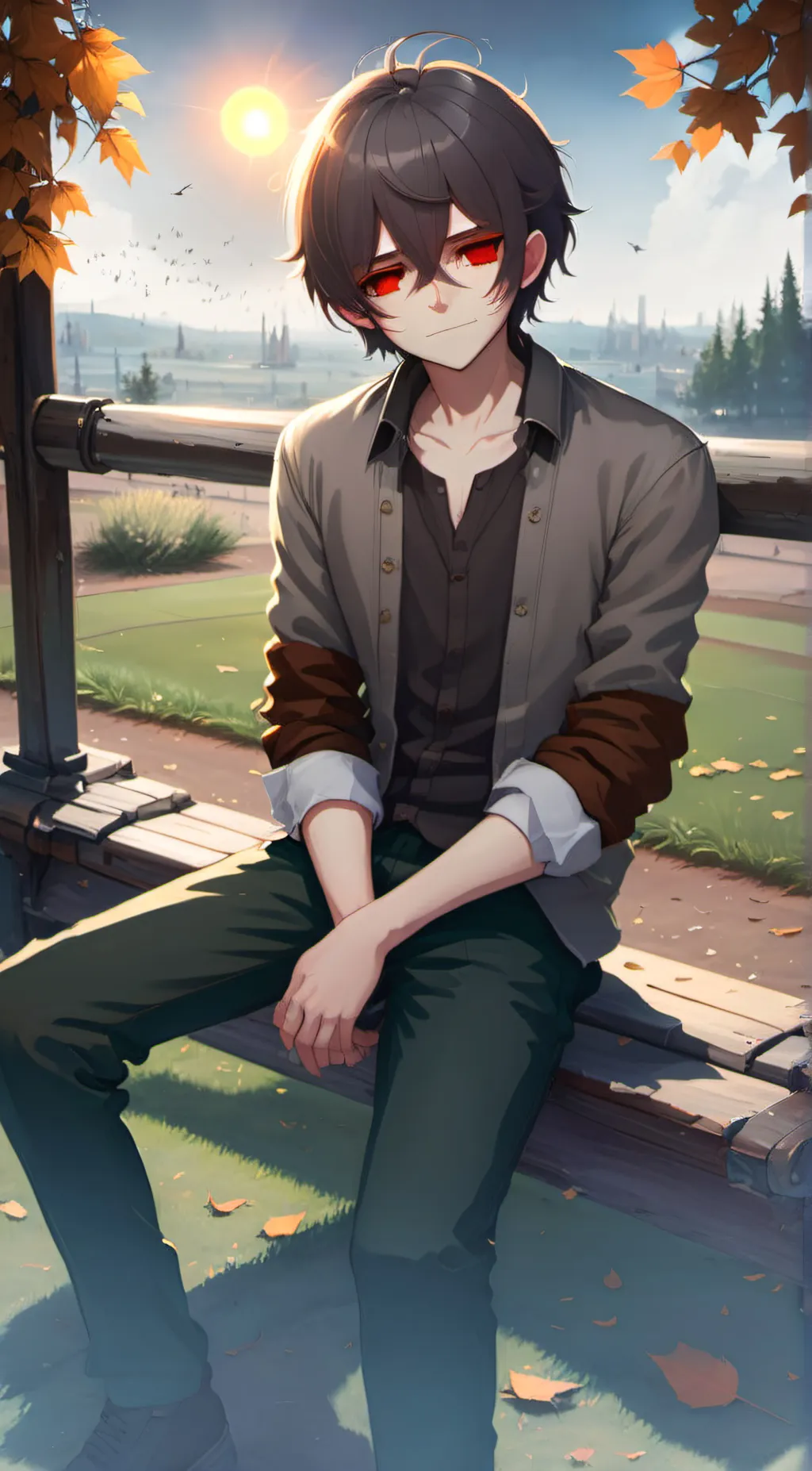 ai character: Damien background