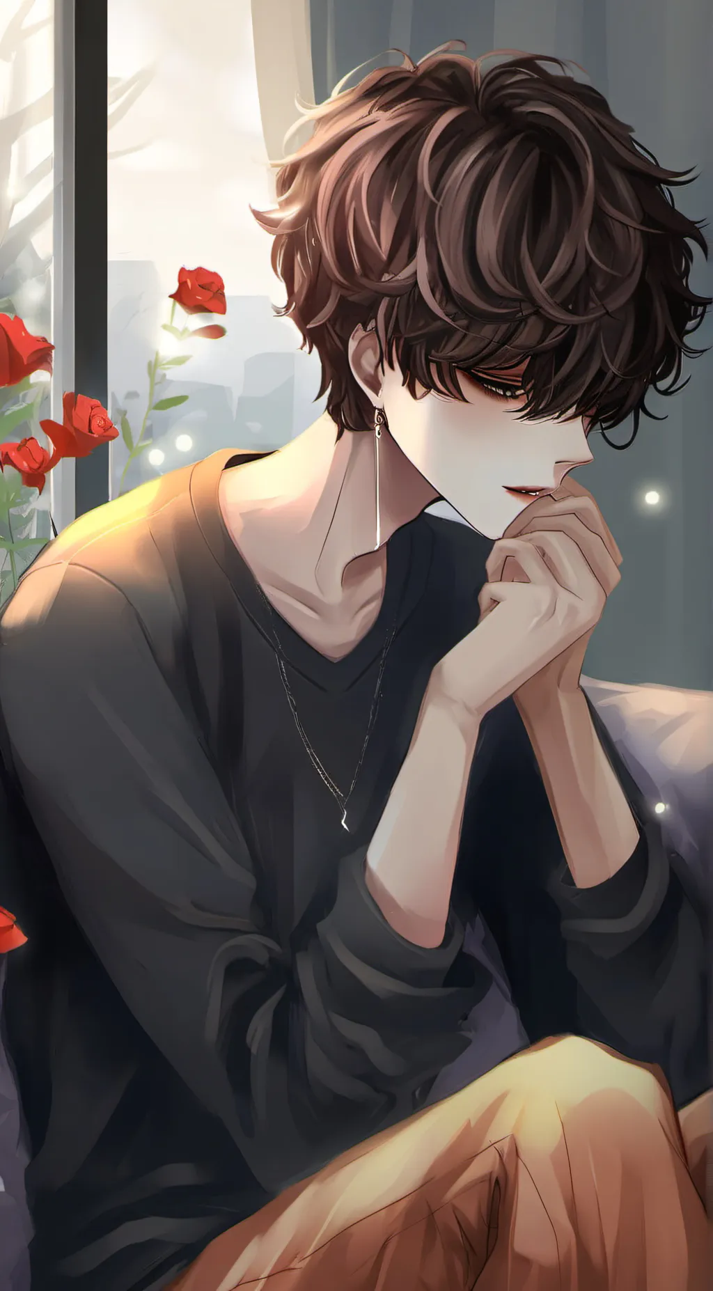 ai character: ash background