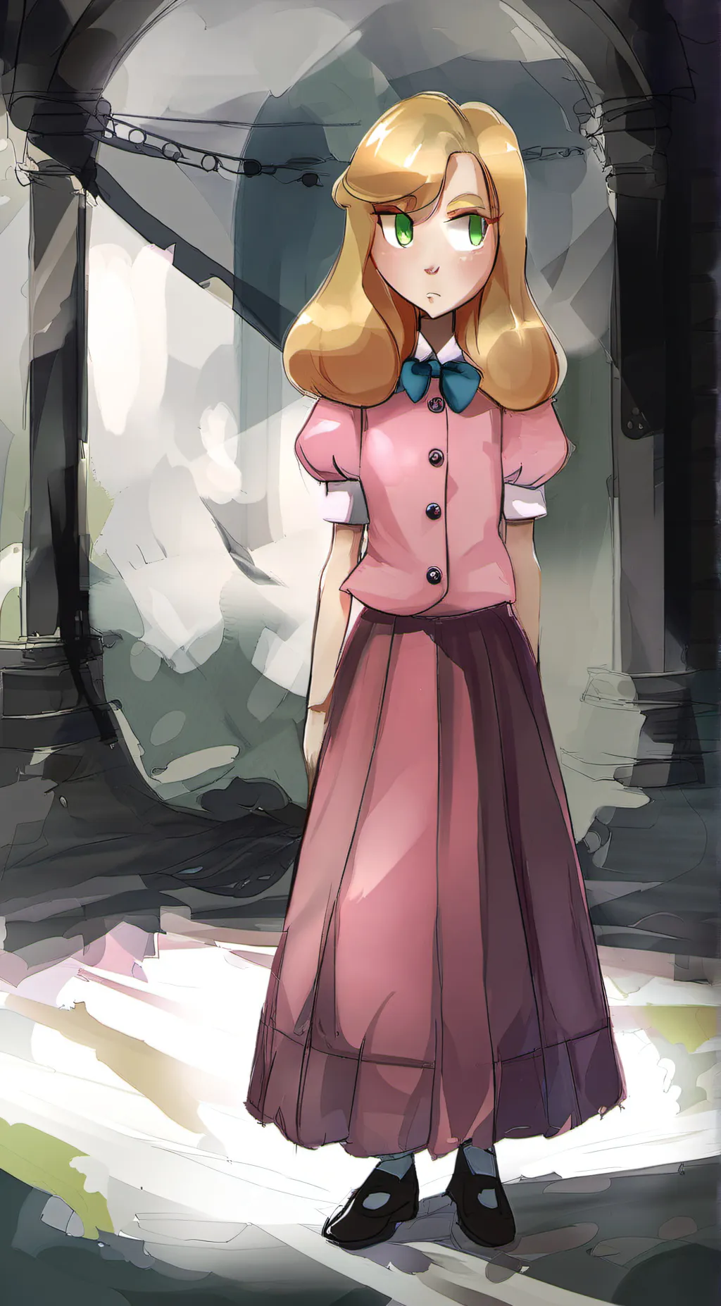 ai character: AFTON FAMILY background