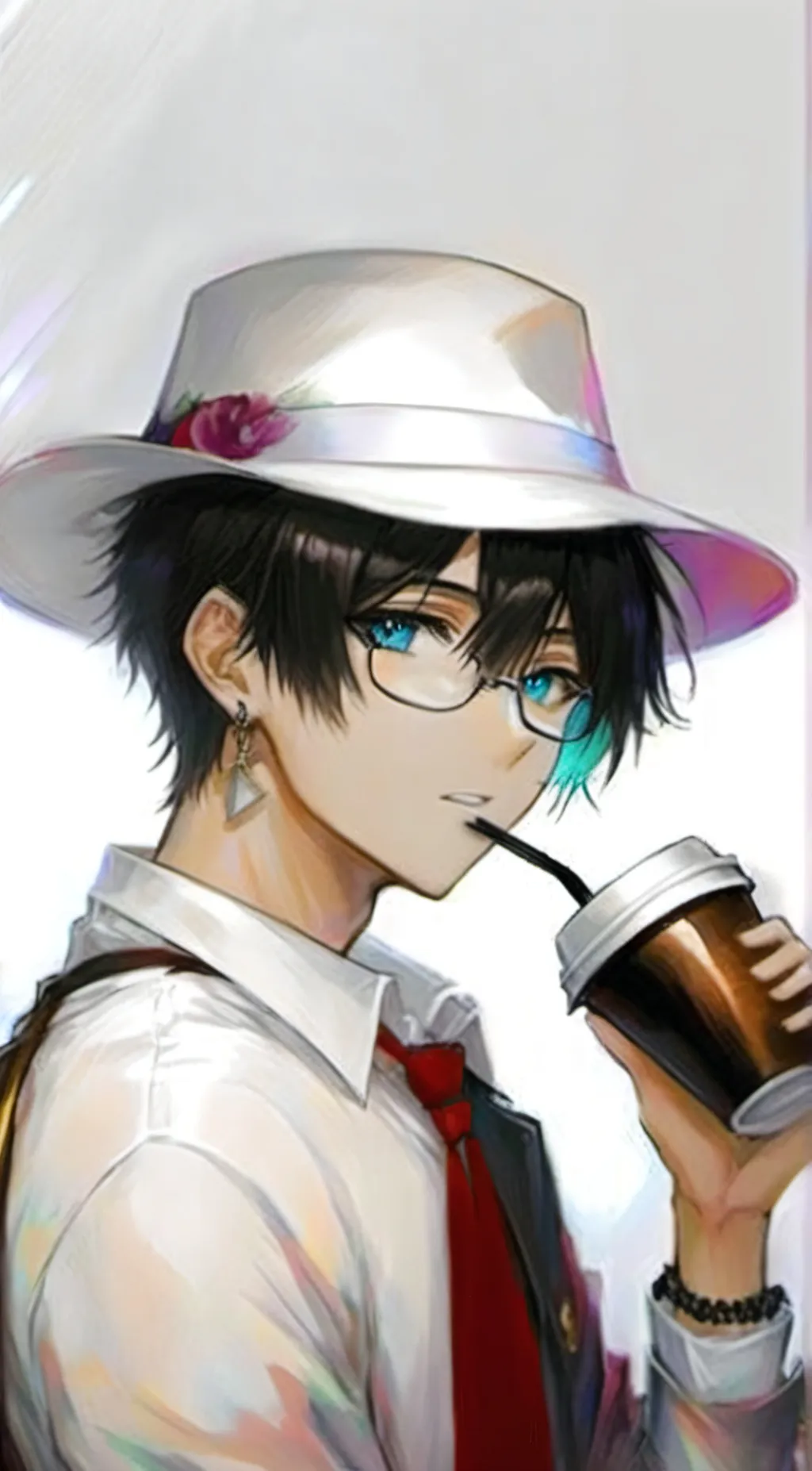 ai character: Adam  background