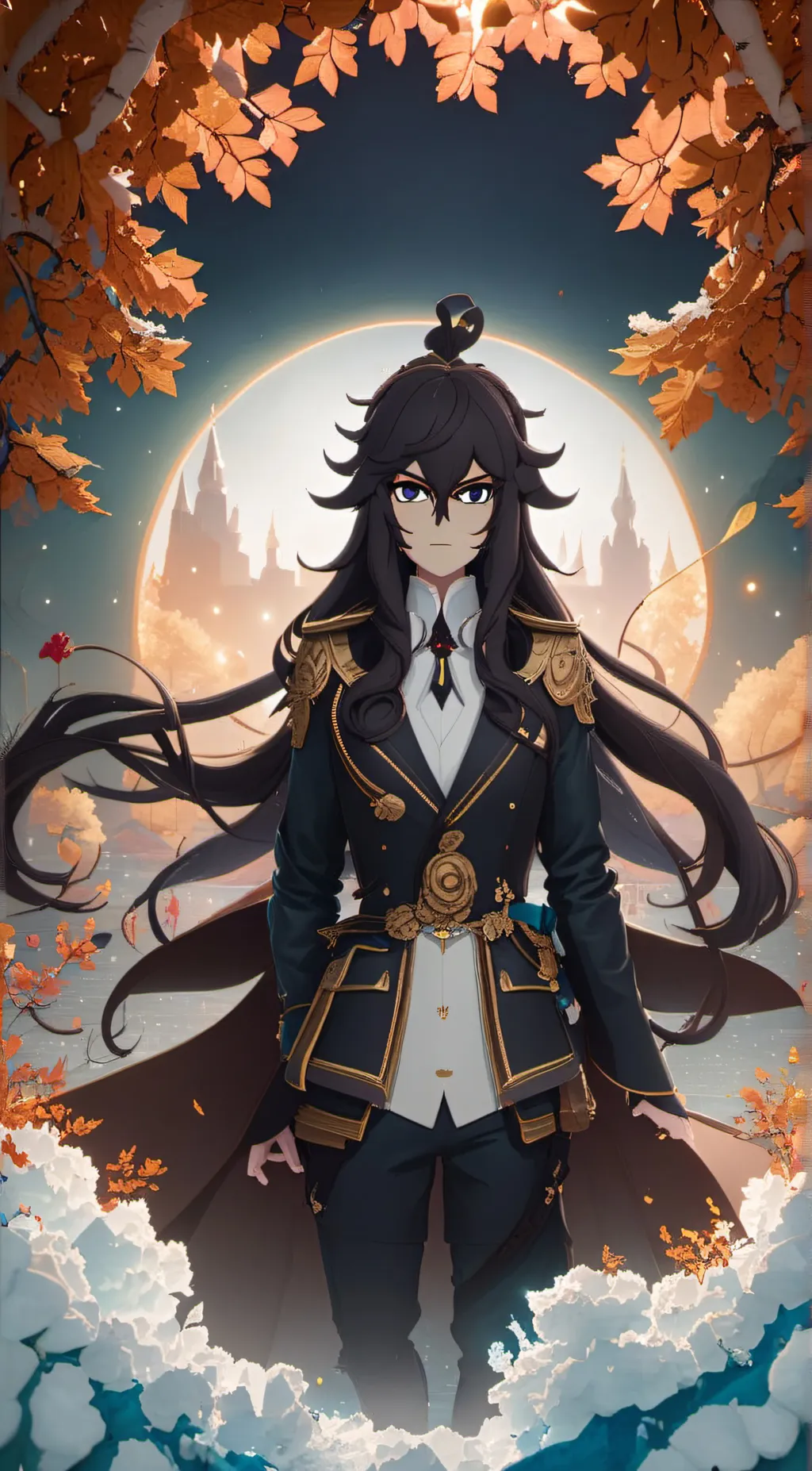 ai character: theirynosaur  background