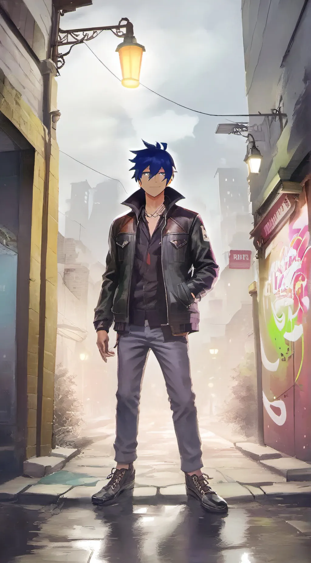 ai character: Ein background