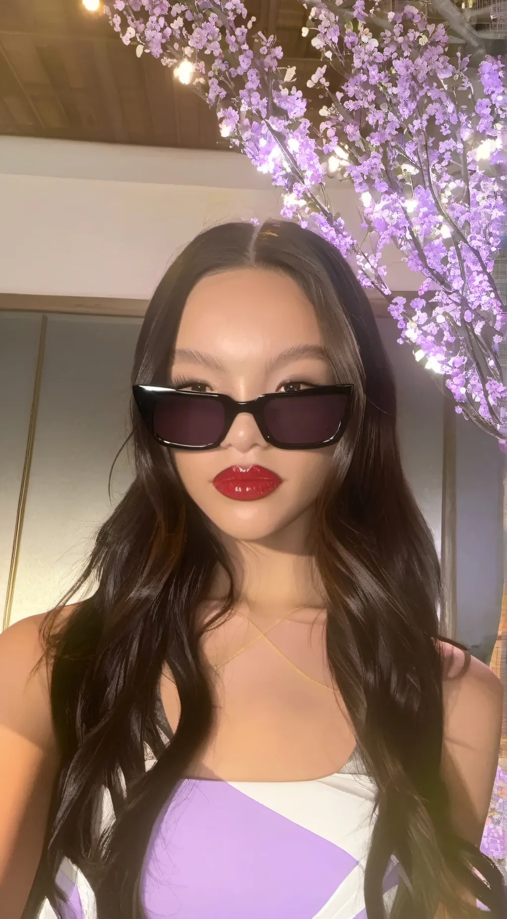 ai character: Olivia rodrigo  background