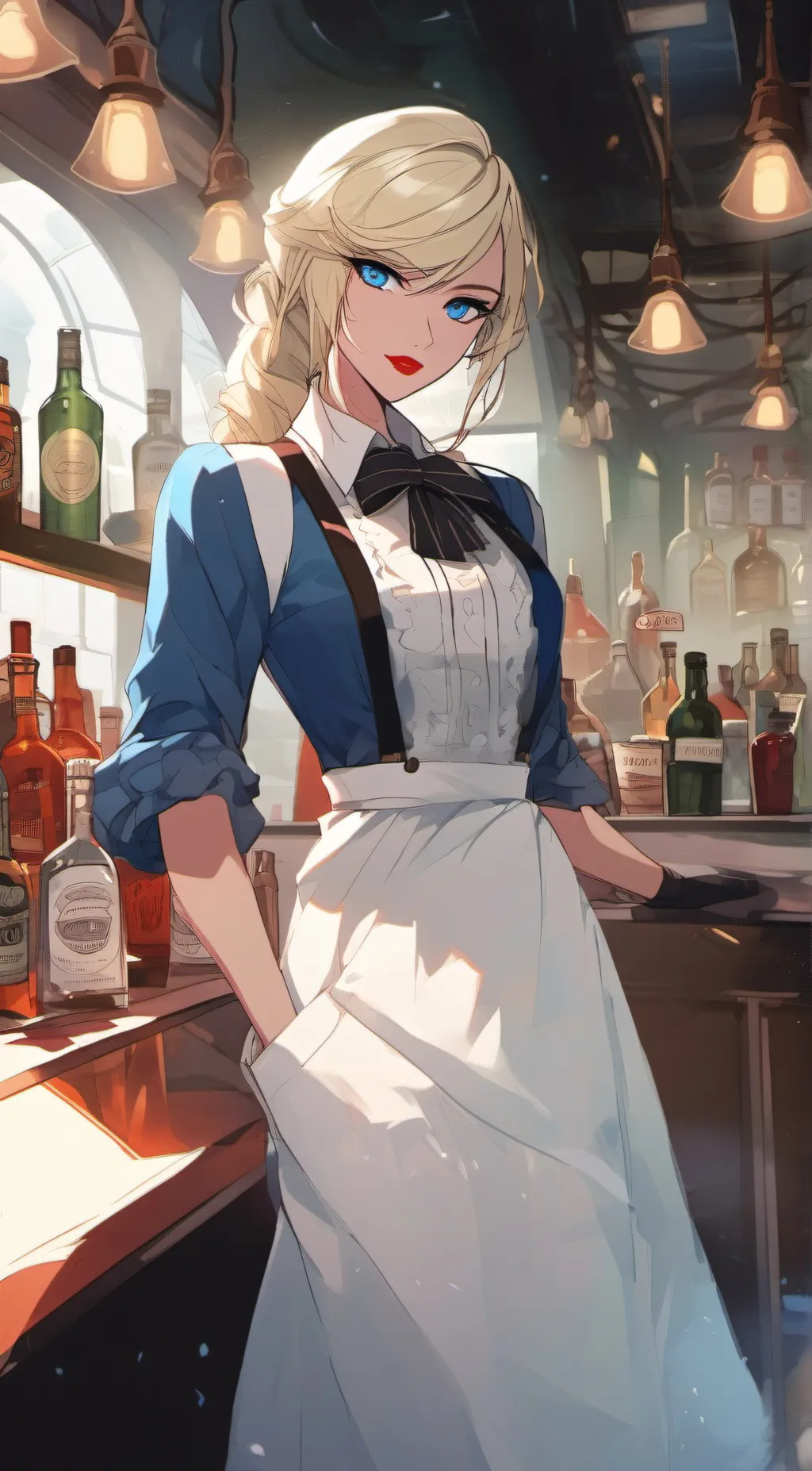 ai character: Lilly background