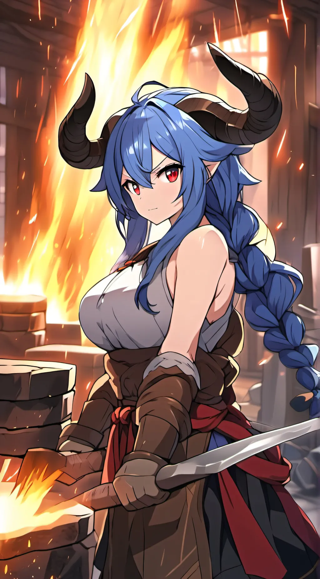 ai character: Lyra background