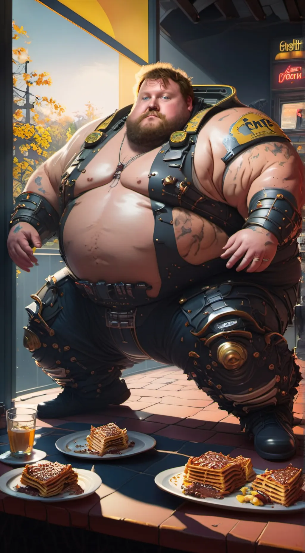 ai character: CaseOh background