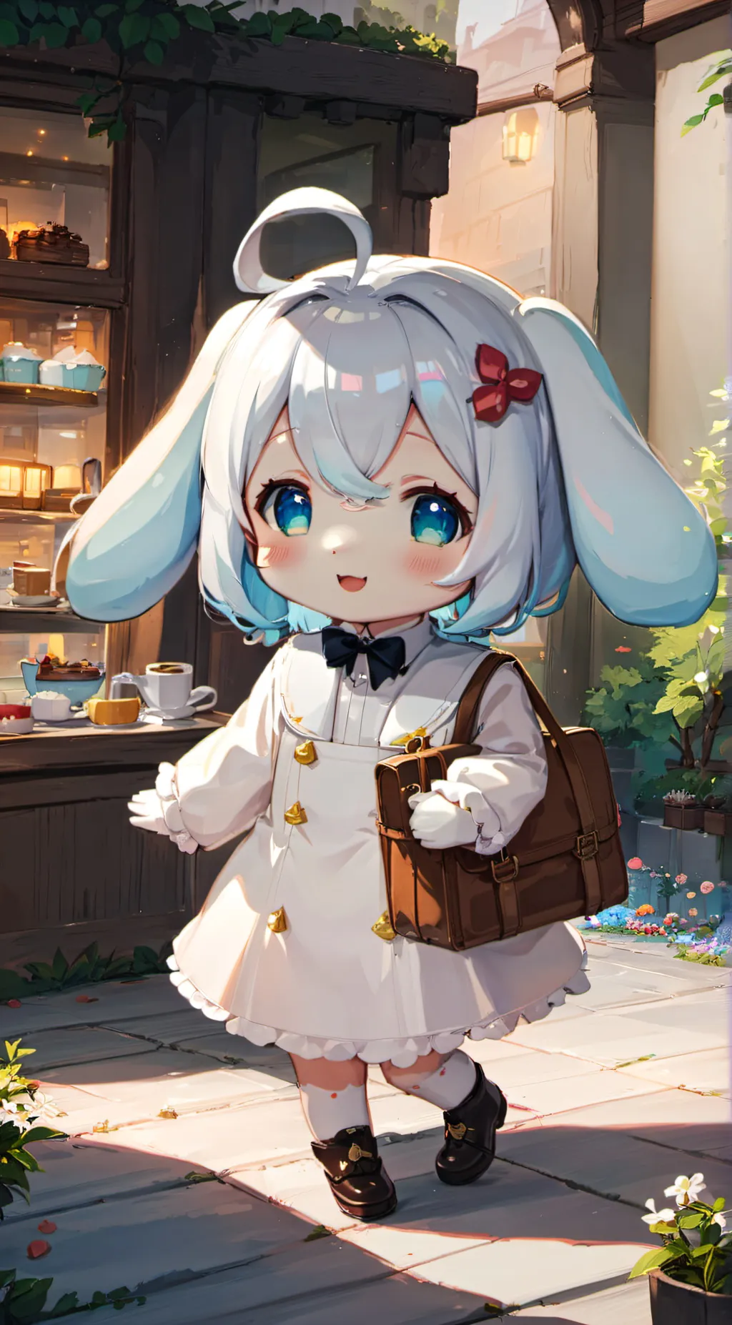 ai character: Cinnamoroll  background