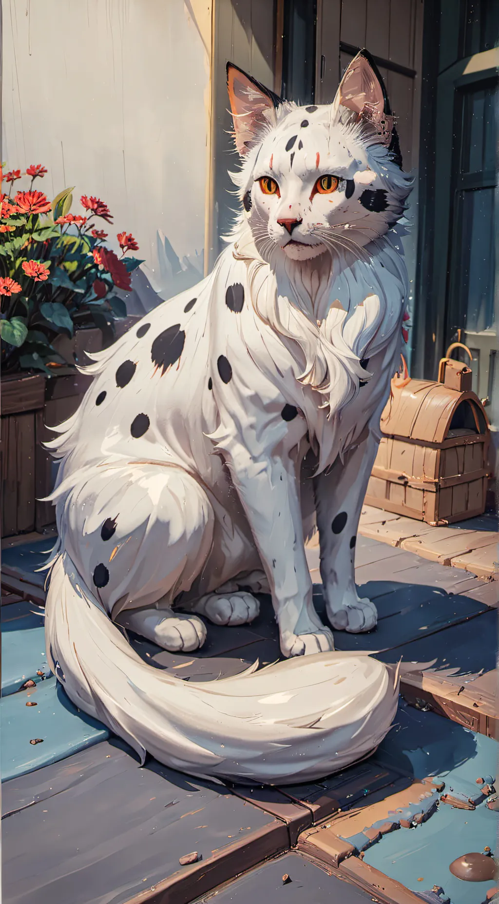 ai character: rose  background