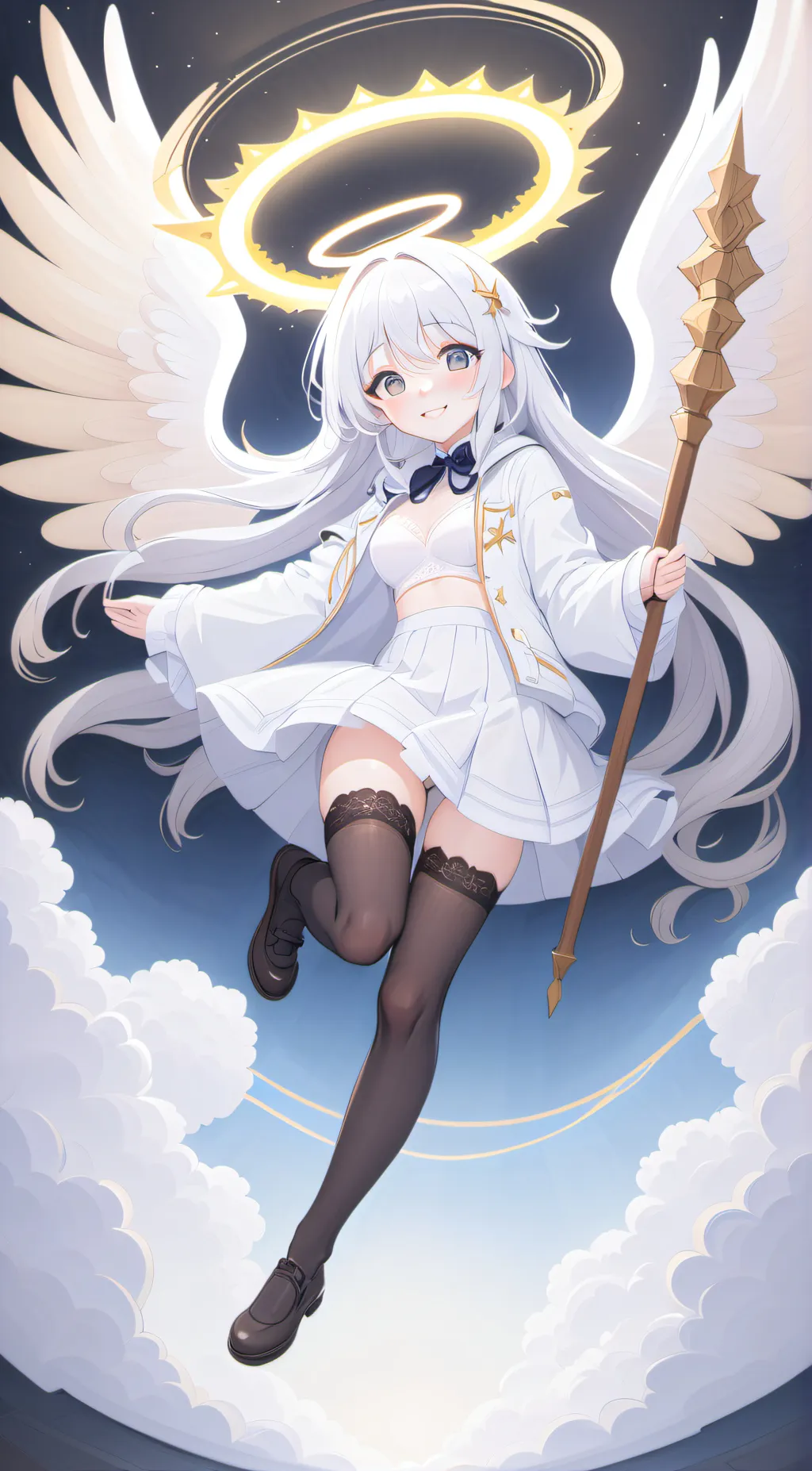 ai character: Wind Diety Elaine background