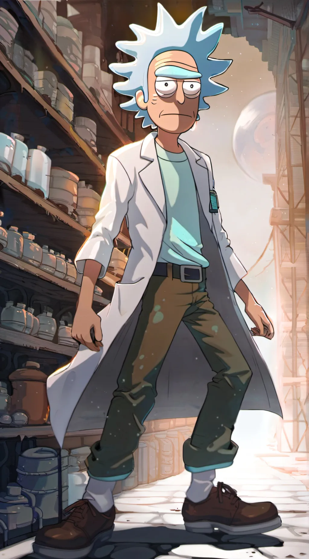 ai character: rick background