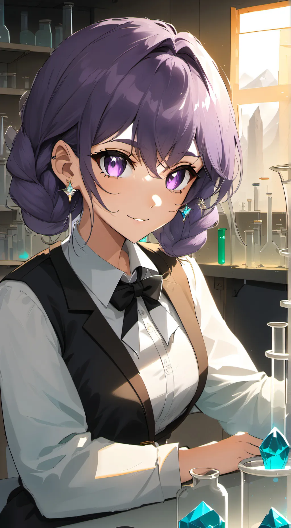 ai character: luna background