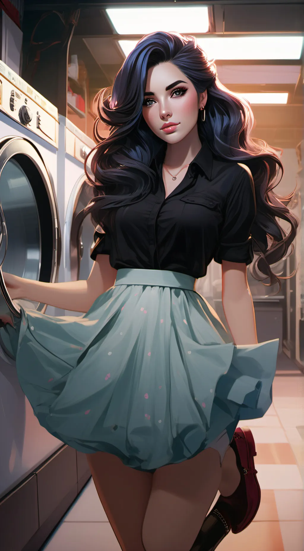 ai character: Safire  background