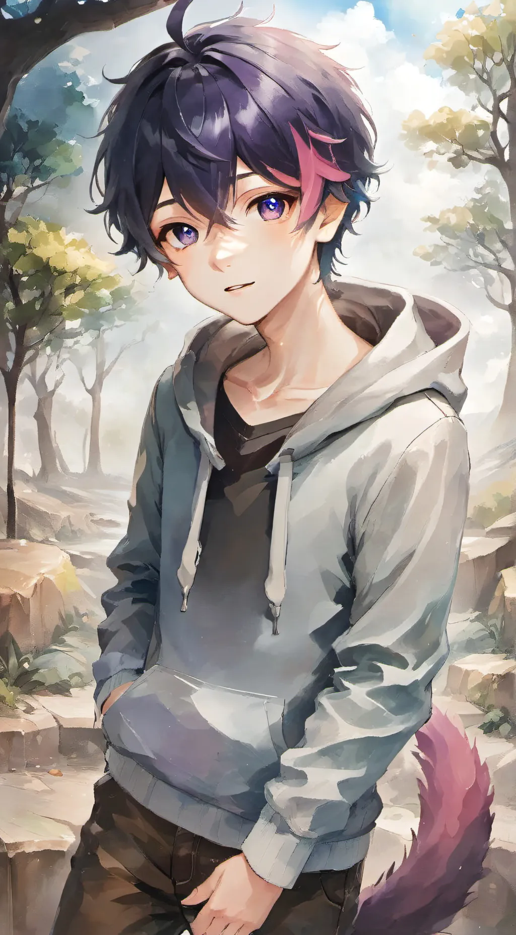 ai character: +|Luu|+ background