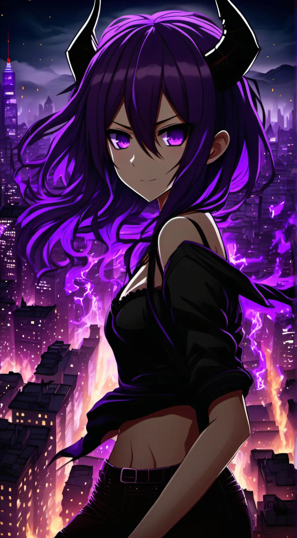 ai character: scarlet  background