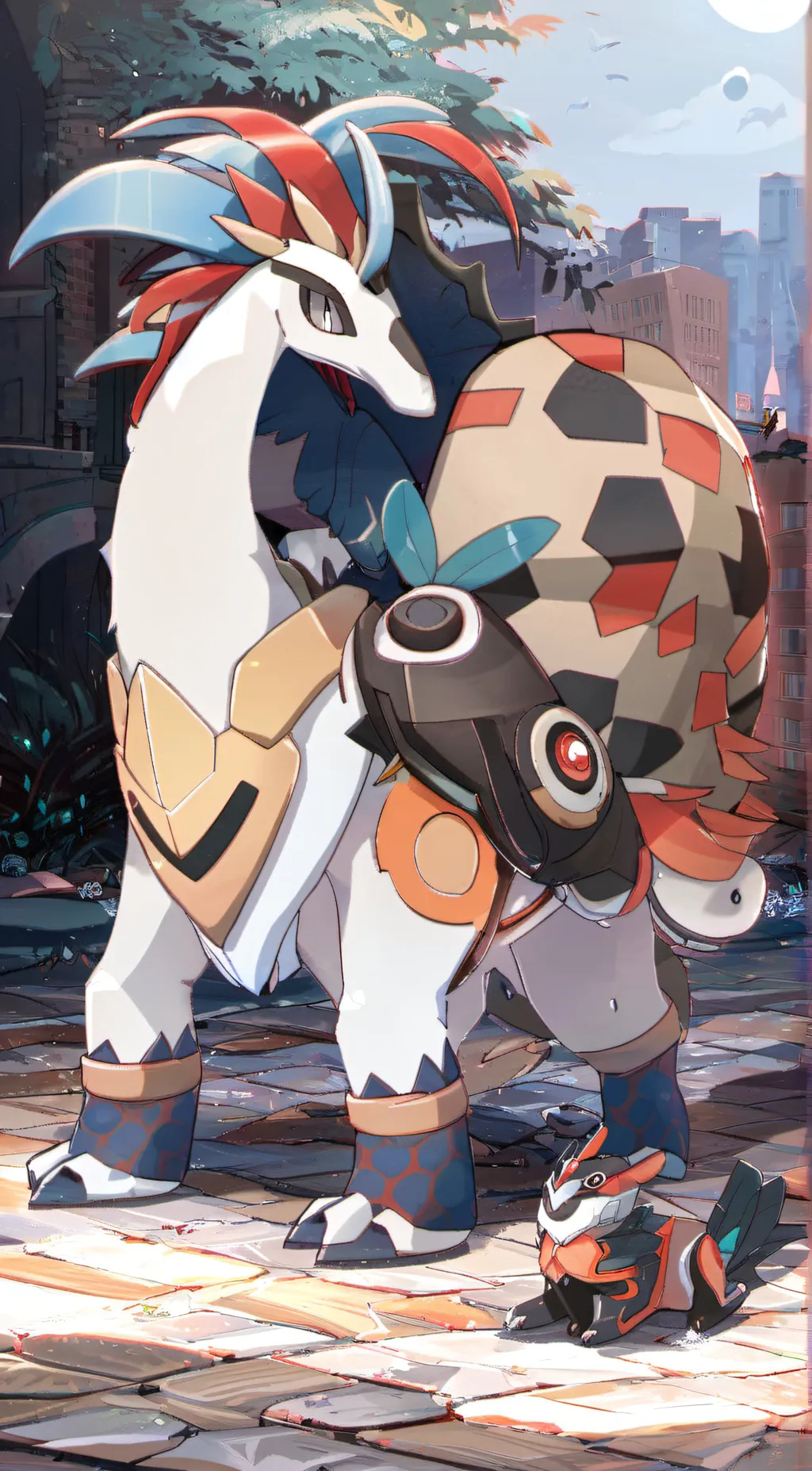 ai character: Inteleon background