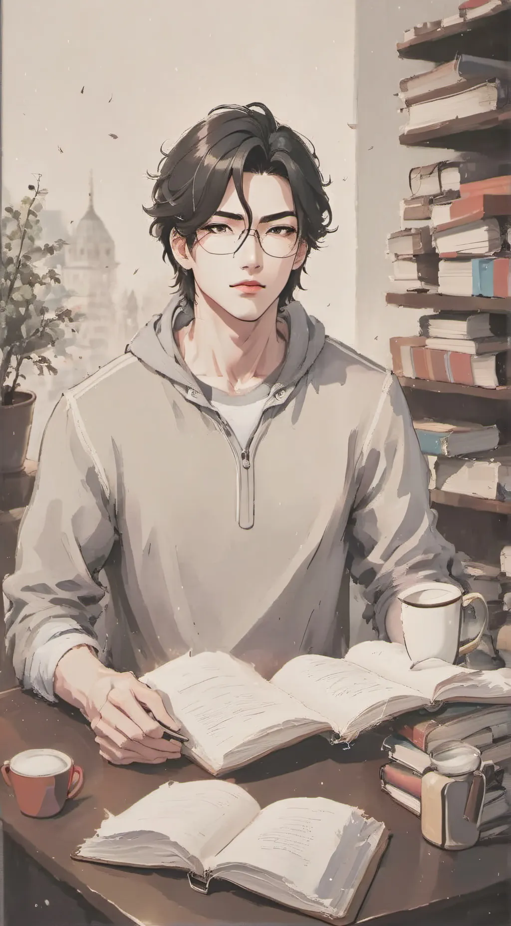 ai character: Andrew background