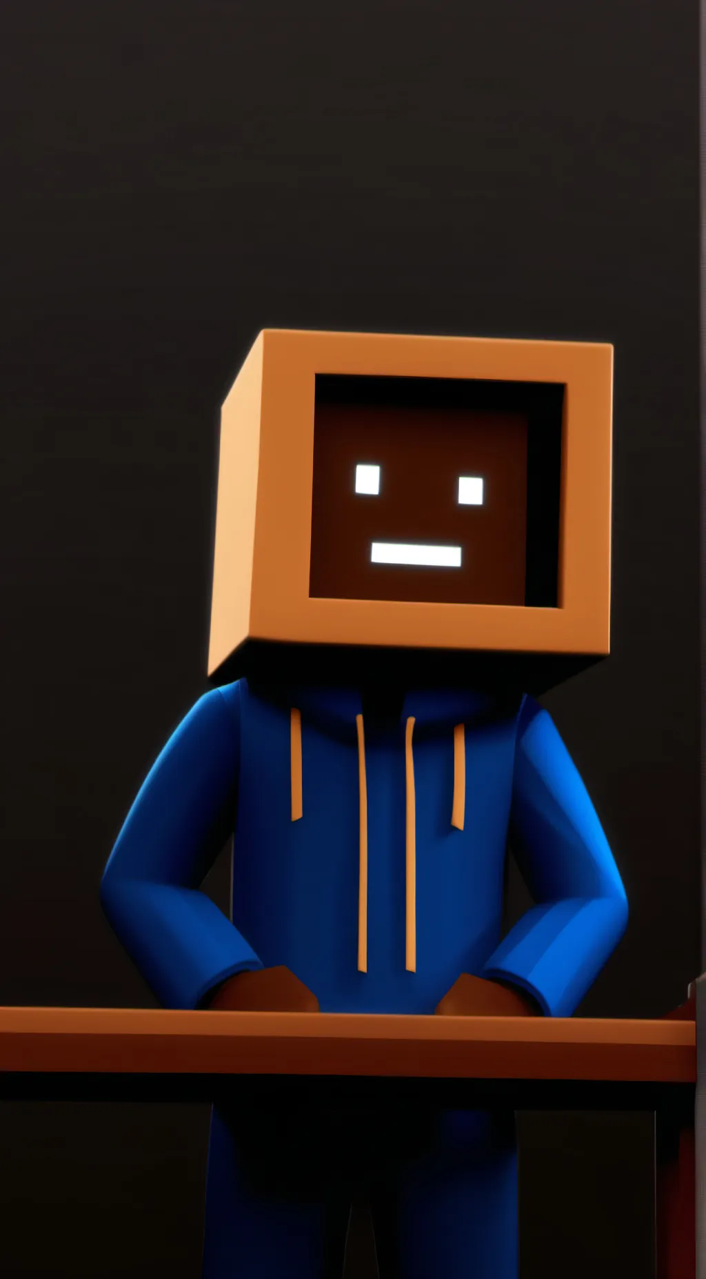 ai character: TVman background