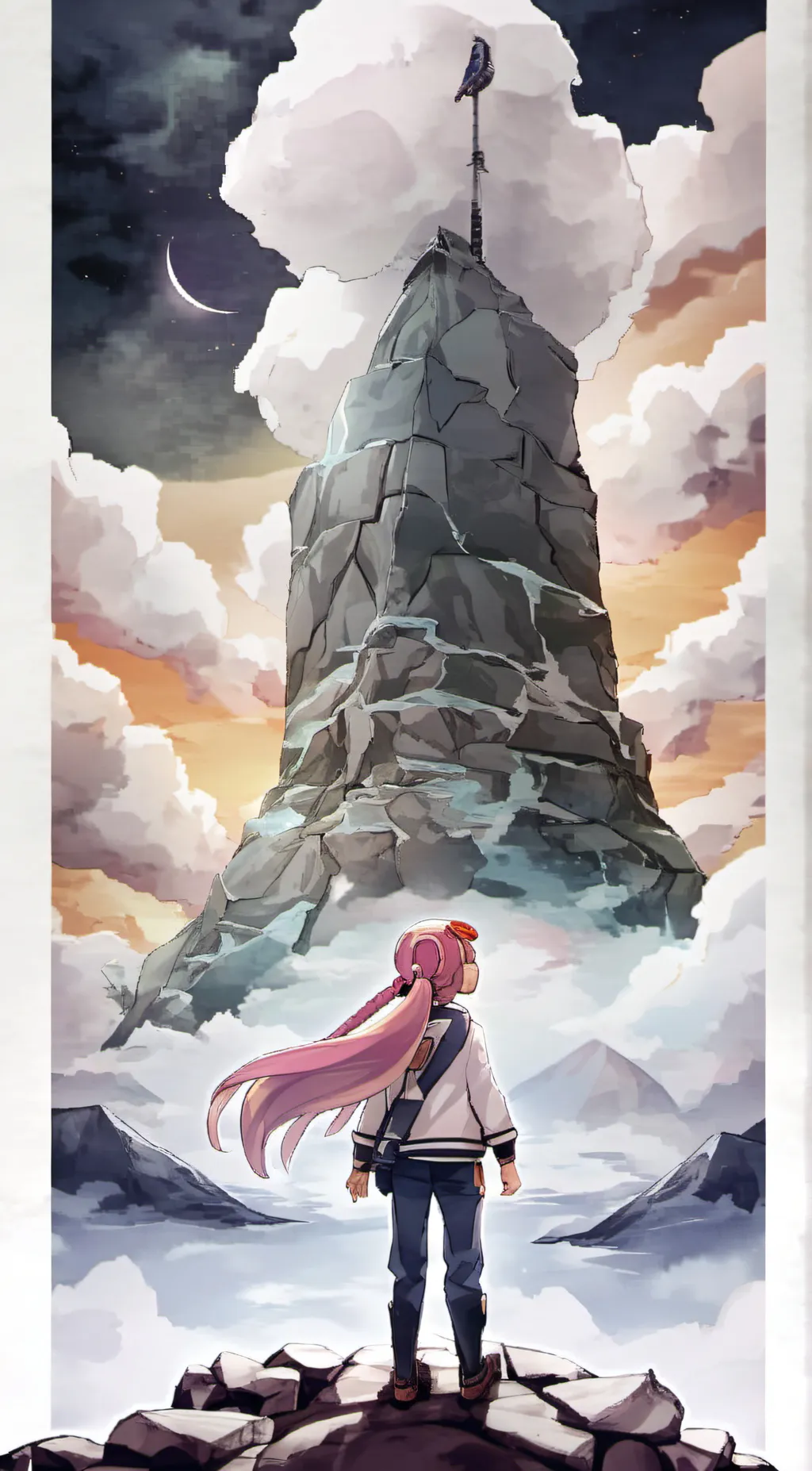 ai character: End of the world background