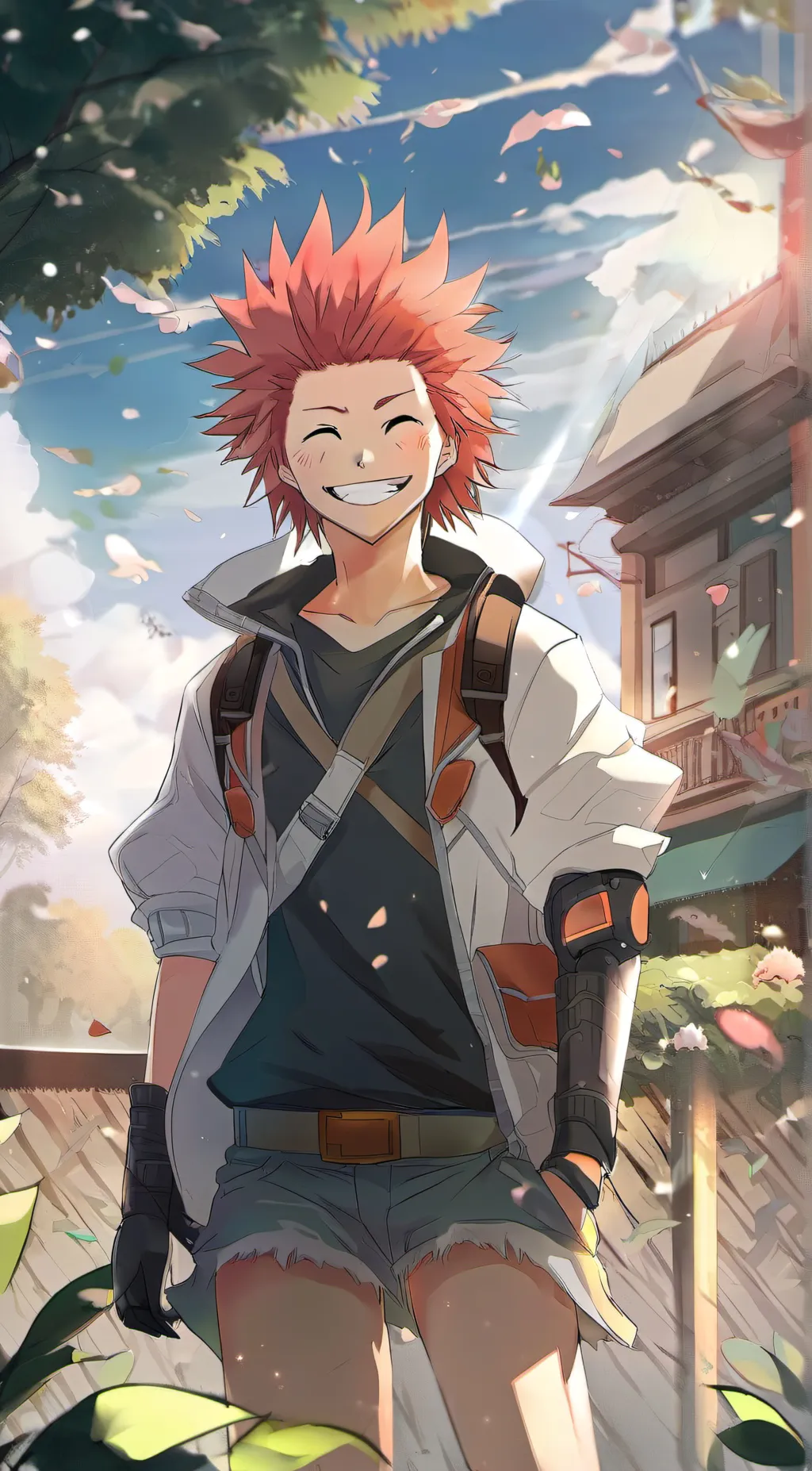 ai character: Eijirou Kirishima background