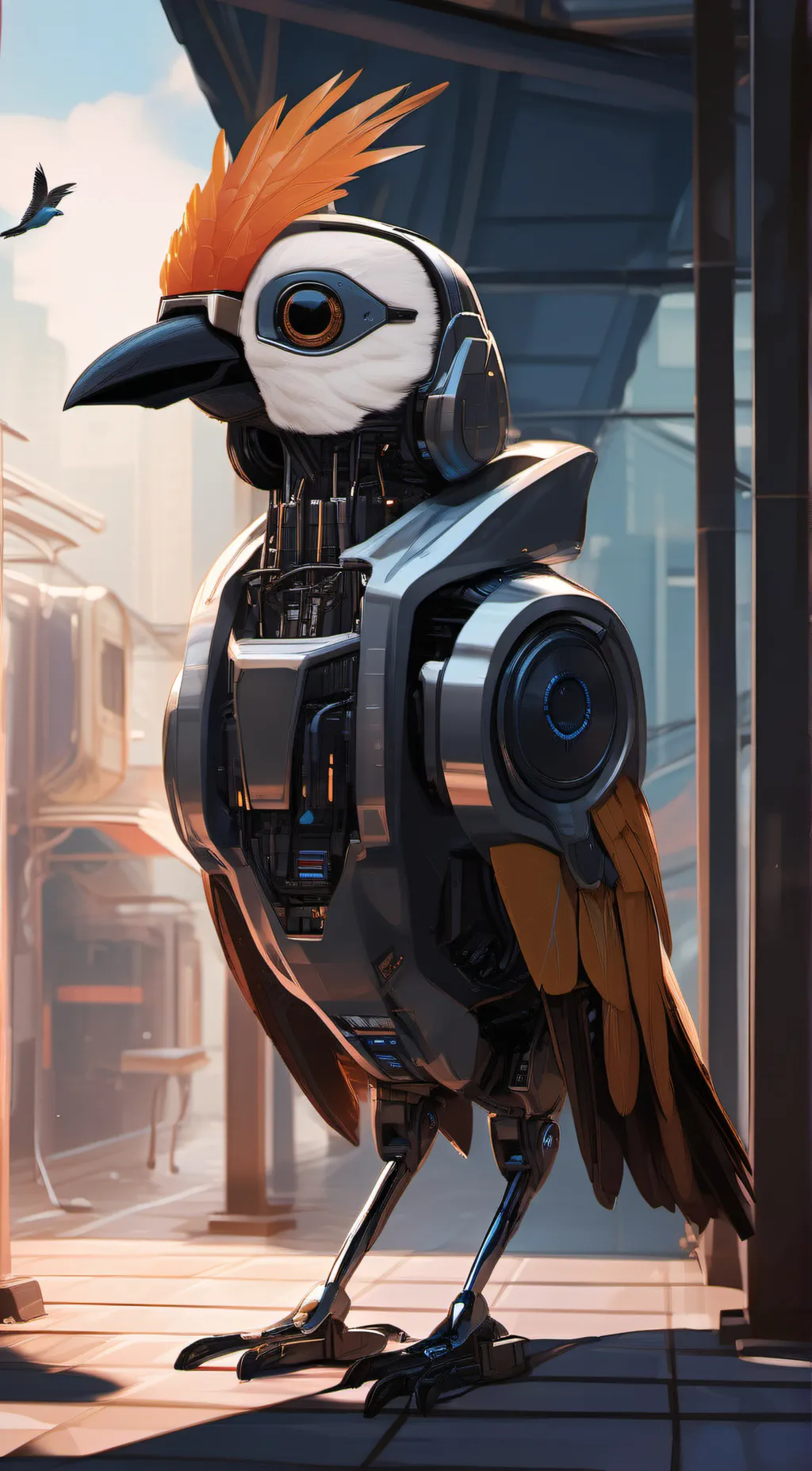 ai character: ray background