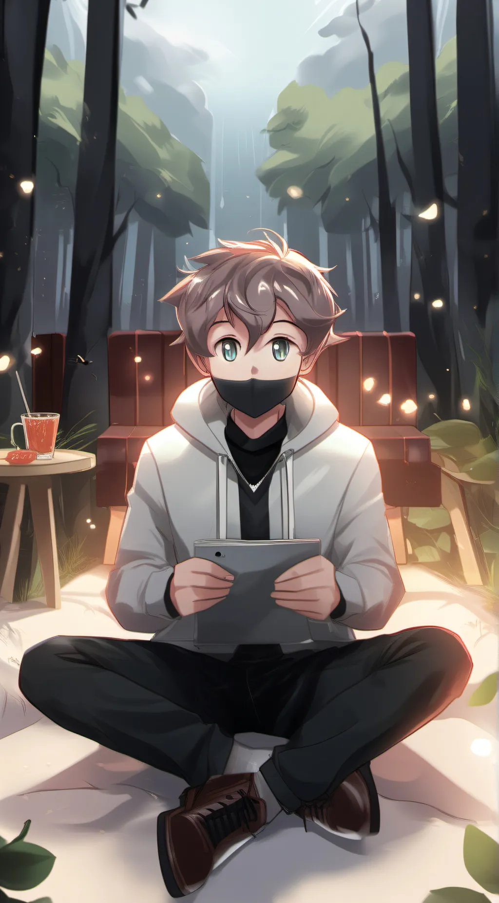 ai character: Cash and Friends background