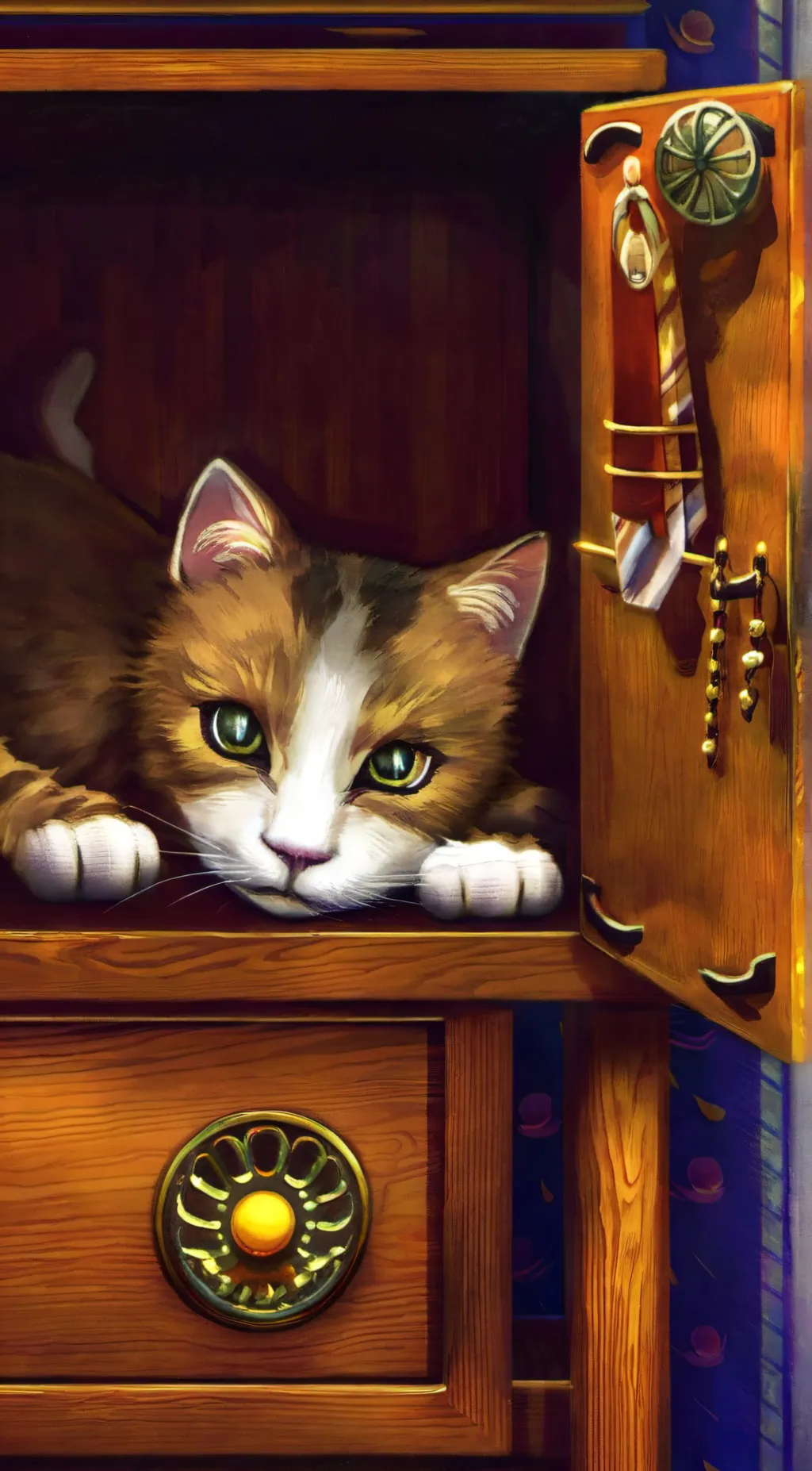 Talkie AI - Chat with cat in a drawer