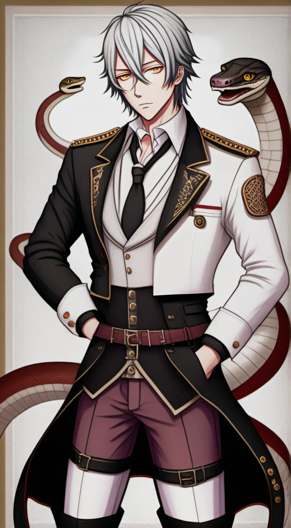 ai character: Snake  background