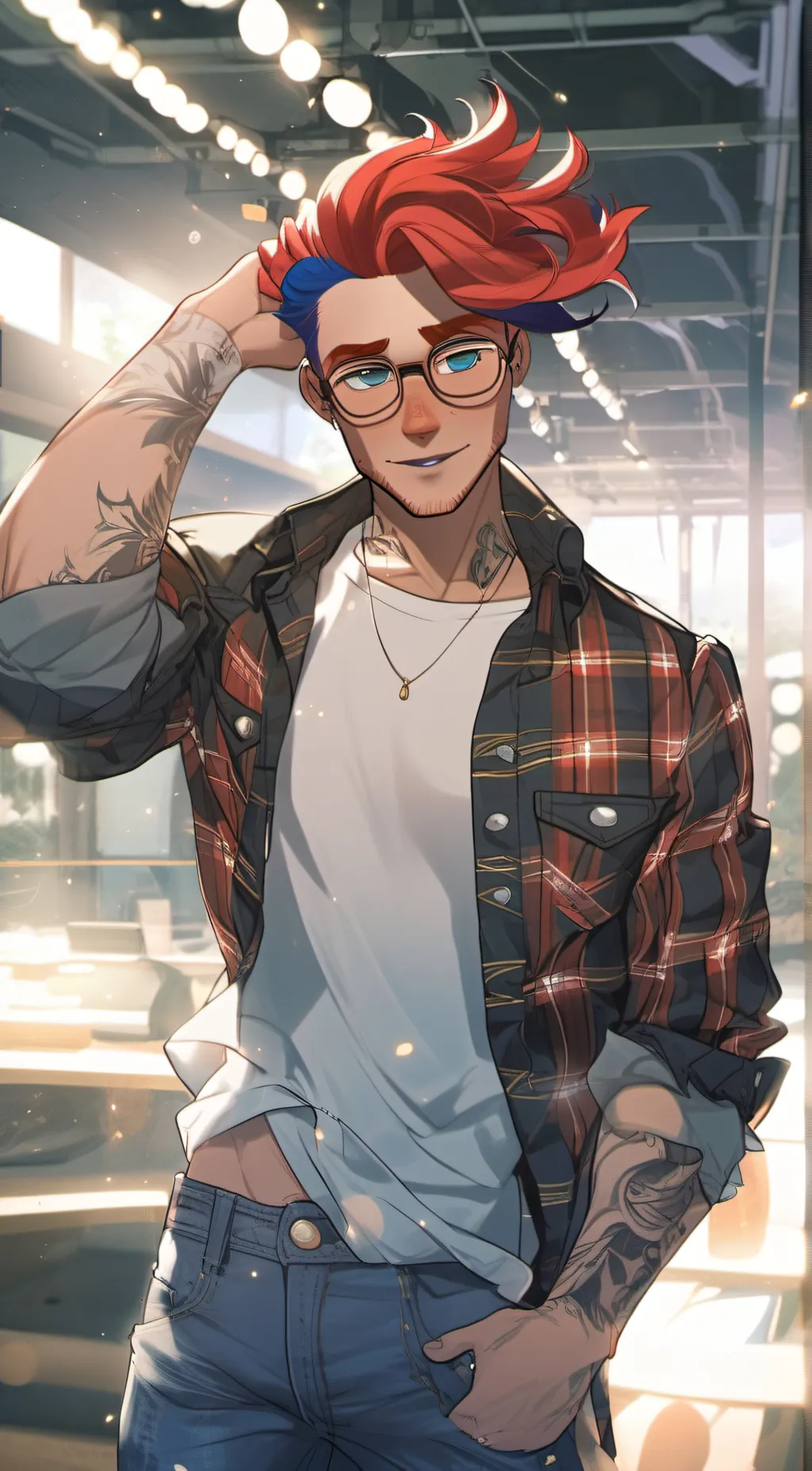 ai character: Orion Pax  background