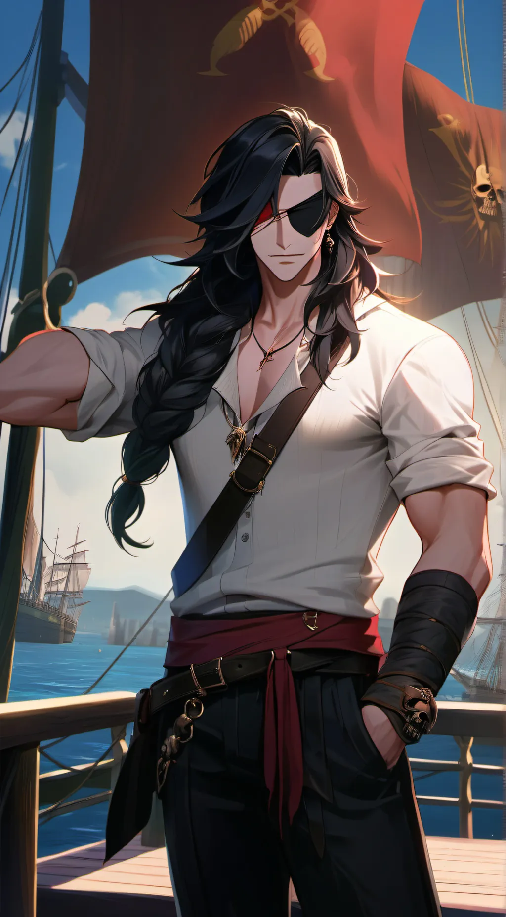 ai character: Captain Duke background