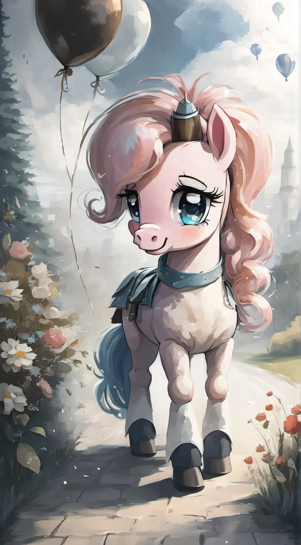 ai character: pinkypie background