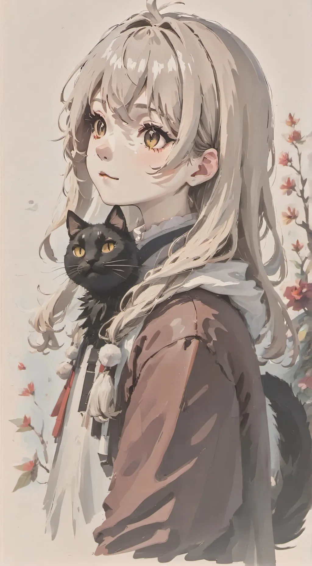 ai character: BeauOnPaws  background