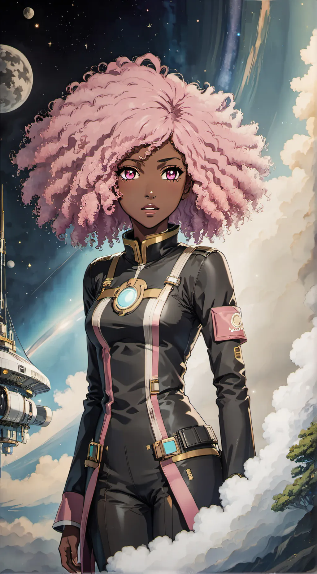 ai character: Pinkie  background