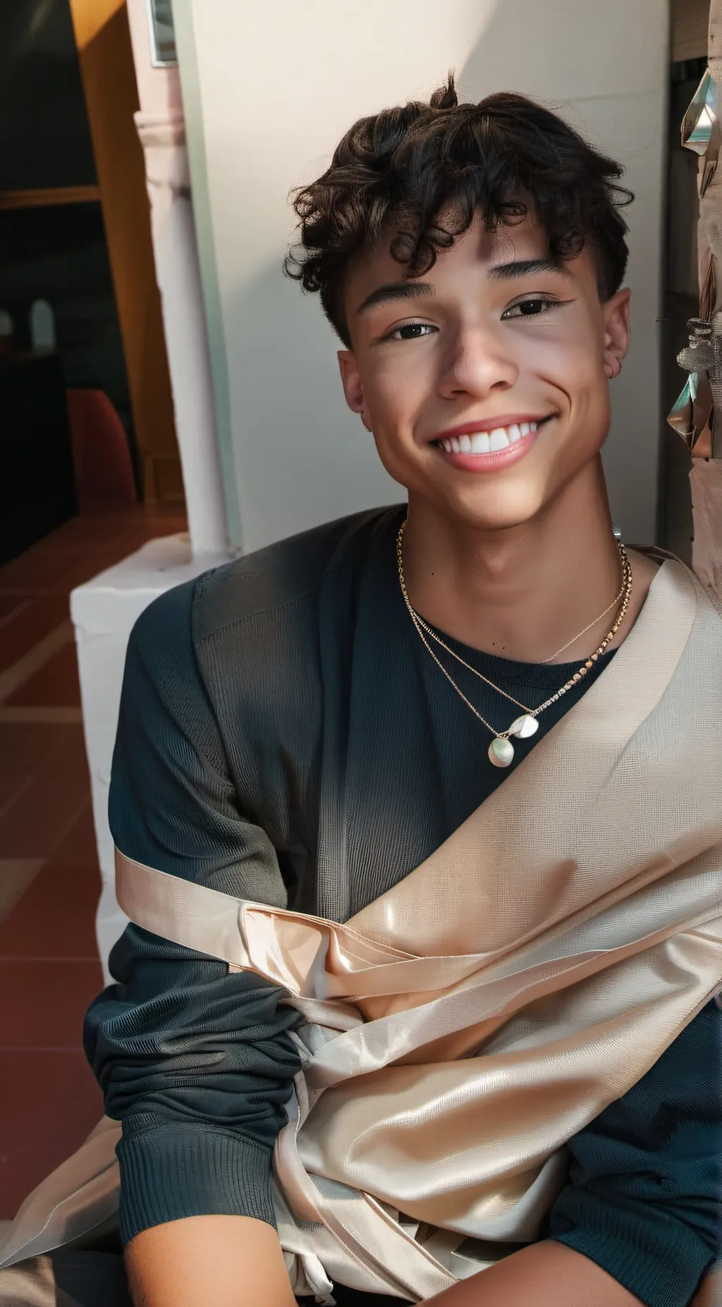 ai character: Boston. background