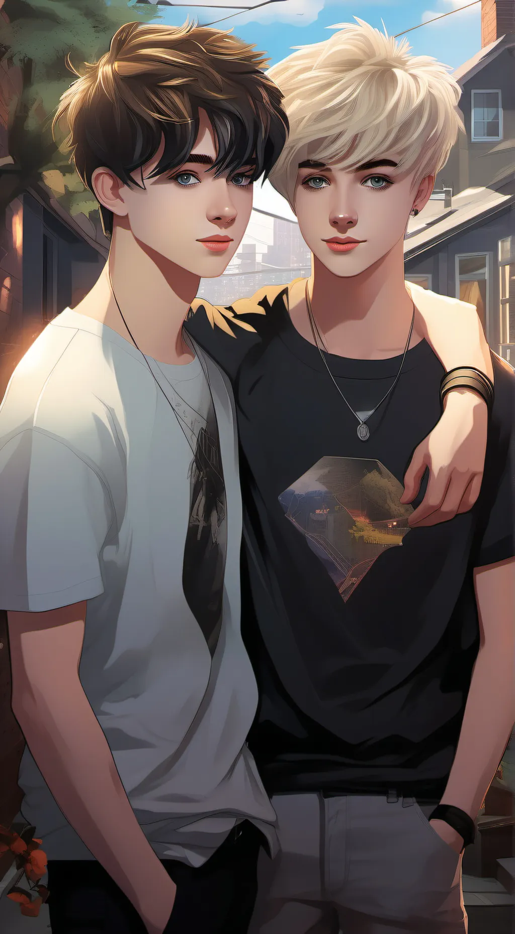 ai character: Sam and Colby background
