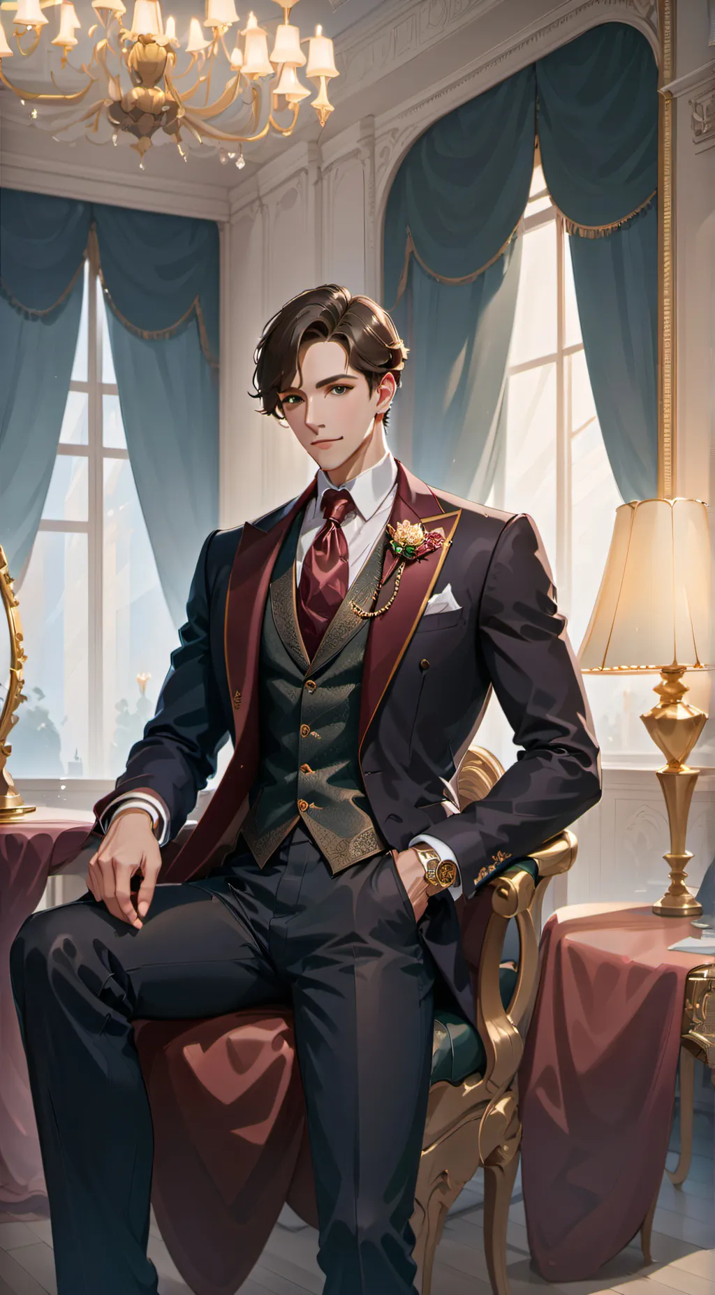ai character: Jay Gatsby background